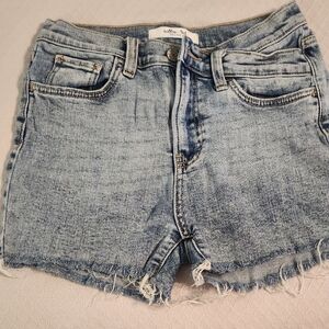 Light Blue Denim Shorts